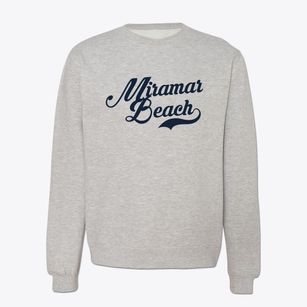 Miramar Beach Florida Vintage Team Crewneck Sweatshirt