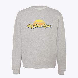 Big Bear Lake California Sublime Sunset Crewneck Sweatshirt