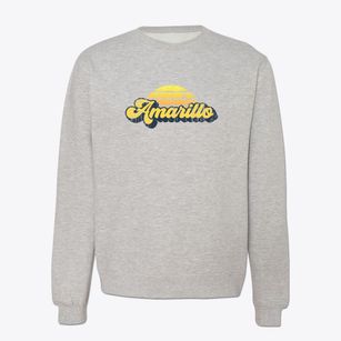 Amarillo Texas Sublime Sunset Crewneck Sweatshirt