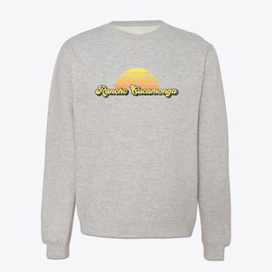 Rancho Cucamonga California Sublime Sunset Crewneck Sweatshirt