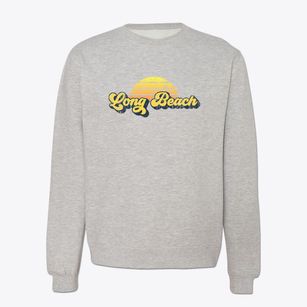 Long Beach New York Sublime Sunset Crewneck Sweatshirt