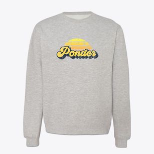 Ponder Texas Sublime Sunset Crewneck Sweatshirt