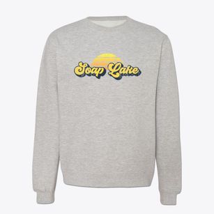 Soap Lake Washington Sublime Sunset Crewneck Sweatshirt