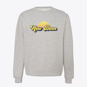 New Bern North Carolina Sublime Sunset Crewneck Sweatshirt