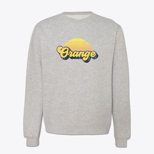 Orange New York Sublime Sunset Crewneck Sweatshirt