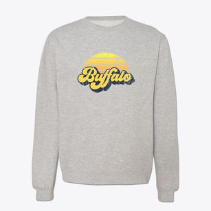 Buffalo Wisconsin Sublime Sunset Crewneck Sweatshirt