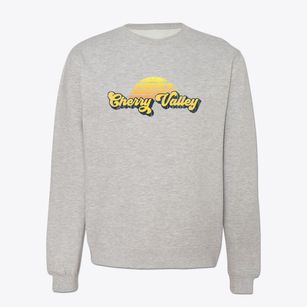 Cherry Valley New York Sublime Sunset Crewneck Sweatshirt