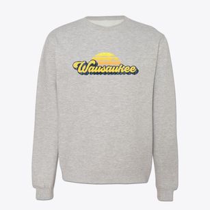 Wausaukee Wisconsin Sublime Sunset Crewneck Sweatshirt
