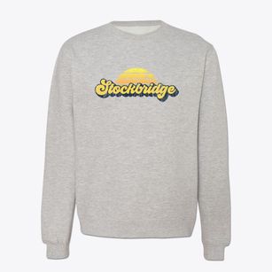Stockbridge Vermont Sublime Sunset Crewneck Sweatshirt