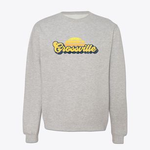 Crossville Illinois Sublime Sunset Crewneck Sweatshirt