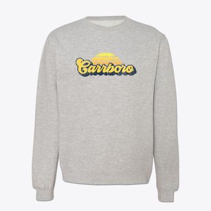 Carrboro North Carolina Sublime Sunset Crewneck Sweatshirt