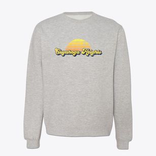 Cuyahoga Heights Ohio Sublime Sunset Crewneck Sweatshirt
