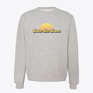 Salton Sea Beach California Sublime Sunset Crewneck Sweatshirt