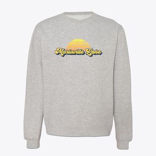 Mariaville Lake New York Sublime Sunset Crewneck Sweatshirt