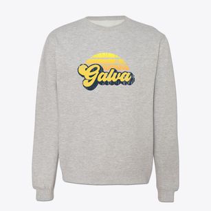 Galva Iowa Sublime Sunset Crewneck Sweatshirt