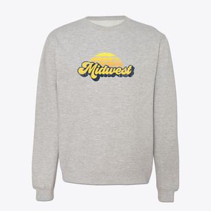 Midwest Wyoming Sublime Sunset Crewneck Sweatshirt
