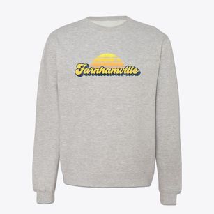 Farnhamville Iowa Sublime Sunset Crewneck Sweatshirt