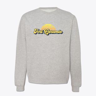 Fort Laramie Wyoming Sublime Sunset Crewneck Sweatshirt
