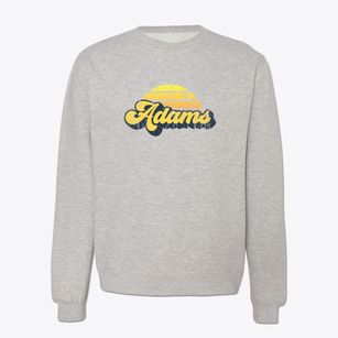 Adams North Dakota Sublime Sunset Crewneck Sweatshirt