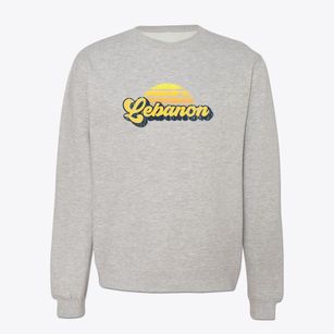 Lebanon New Hampshire Sublime Sunset Crewneck Sweatshirt