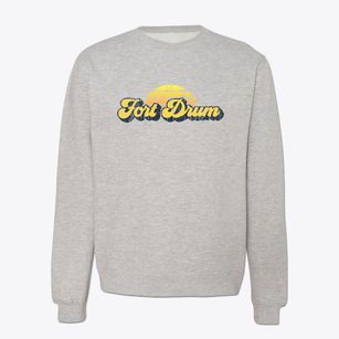 Fort Drum New York Sublime Sunset Crewneck Sweatshirt
