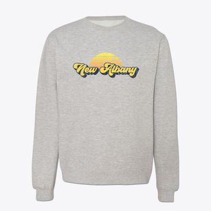 New Albany Kansas Sublime Sunset Crewneck Sweatshirt