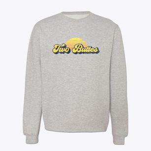 Two Buttes Colorado Sublime Sunset Crewneck Sweatshirt