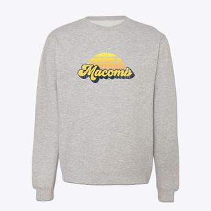 Macomb Oklahoma Sublime Sunset Crewneck Sweatshirt