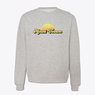 Mount Vernon Virginia Sublime Sunset Crewneck Sweatshirt