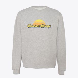 Denham Springs Louisiana Sublime Sunset Crewneck Sweatshirt