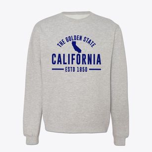  California Motto Crewneck Sweatshirt