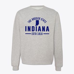  Indiana Motto Crewneck Sweatshirt