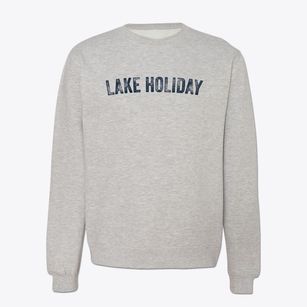 Lake Holiday Illinois Timeless Retro Crewneck Sweatshirt