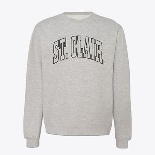 St. Clair Missouri Trendy Block Crewneck Sweatshirt