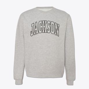 Jackson California Trendy Block Crewneck Sweatshirt