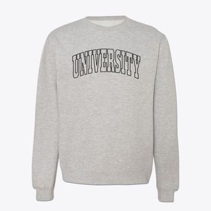 University Mississippi Trendy Block Crewneck Sweatshirt