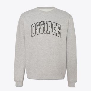 Ossipee New Hampshire Trendy Block Crewneck Sweatshirt