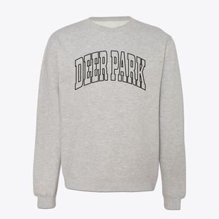 Deer Park Illinois Trendy Block Crewneck Sweatshirt
