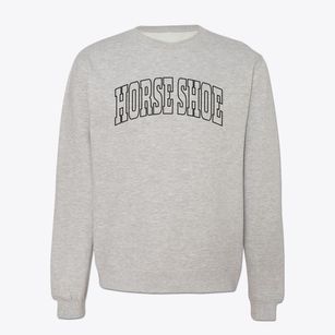 Horse Shoe North Carolina Trendy Block Crewneck Sweatshirt