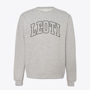 Leoti Kansas Trendy Block Crewneck Sweatshirt