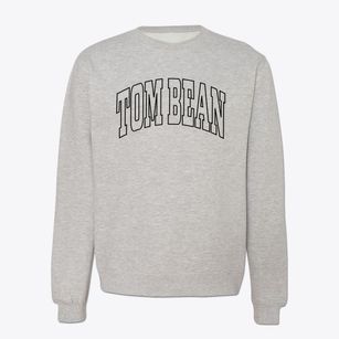 Tom Bean Texas Trendy Block Crewneck Sweatshirt
