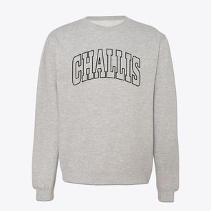 Challis Idaho Trendy Block Crewneck Sweatshirt