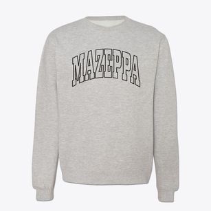 Mazeppa Minnesota Trendy Block Crewneck Sweatshirt