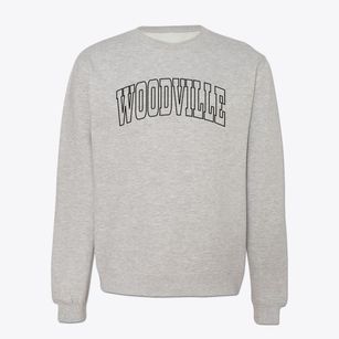 Woodville Alabama Trendy Block Crewneck Sweatshirt