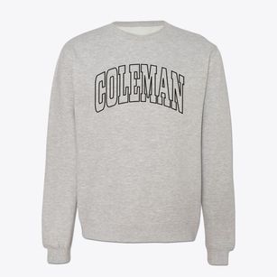 Coleman Wisconsin Trendy Block Crewneck Sweatshirt
