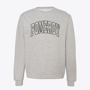 Pomeroy Iowa Trendy Block Crewneck Sweatshirt