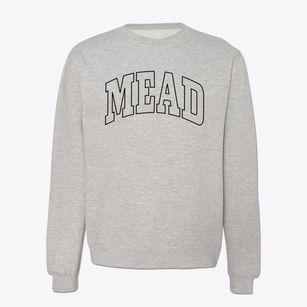 Mead Nebraska Trendy Block Crewneck Sweatshirt