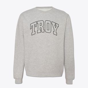 Troy Indiana Trendy Block Crewneck Sweatshirt