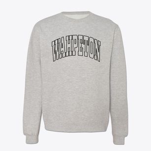 Wahpeton Iowa Trendy Block Crewneck Sweatshirt