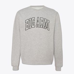 Big Arm Montana Trendy Block Crewneck Sweatshirt
